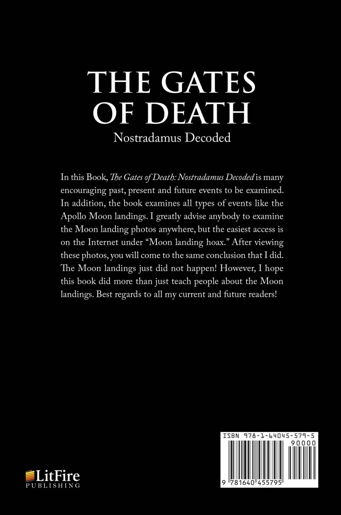 The Gates of Death: Nostradamus Decoded - LitFire Publishing Bookstore